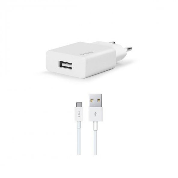 Ttec 2SCS20CB Smartcharger Seyahat Şarj Aleti 2.1A + Type-C Kablo Beyaz ürün görseli 1