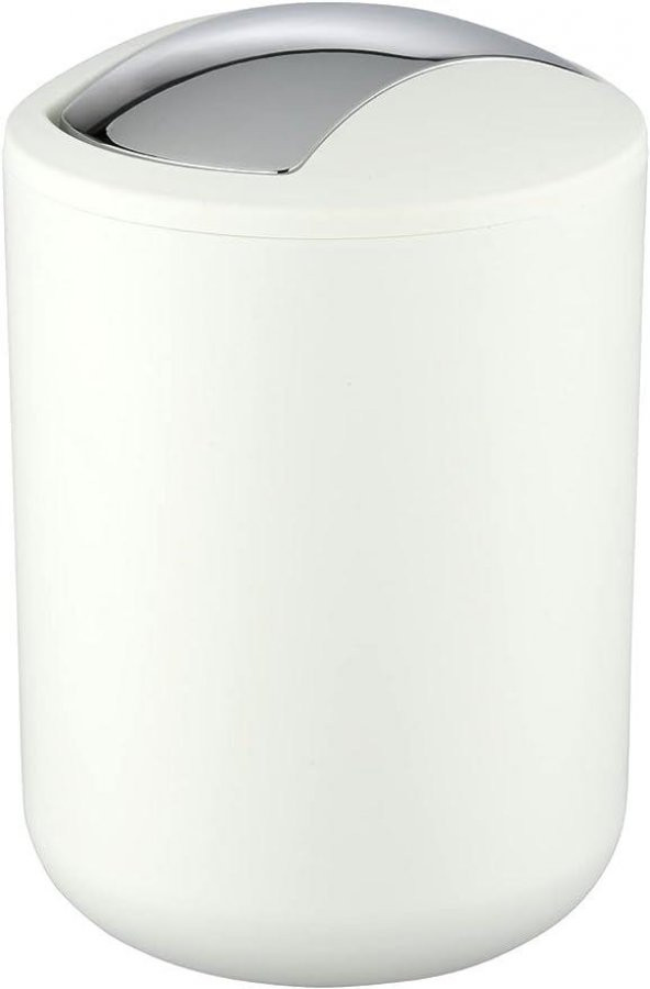 Beyaz, Çöp Kovası 2 Litre - Brasil Model - Resim 2