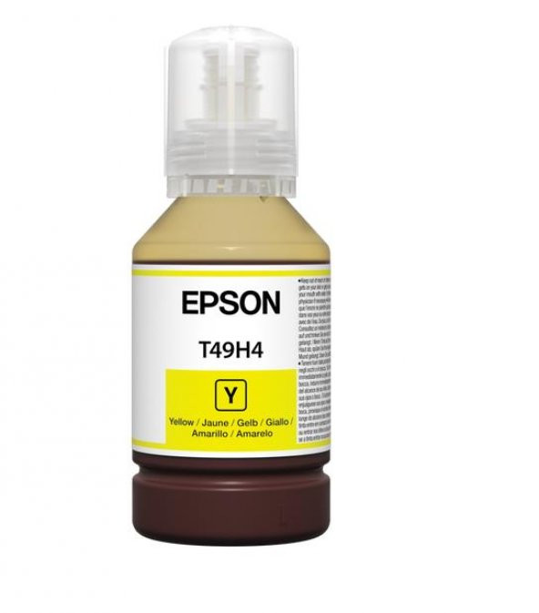 EPSON Dye Sublimation Mürekkep Sarı (140 ml) T49N400 ürün görseli 1