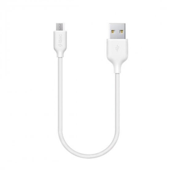Ttec 2DK7513B 30 cm Micro Usb Android Şarj Ve Data Kablosu Kablosu Beyaz ürün görseli 1