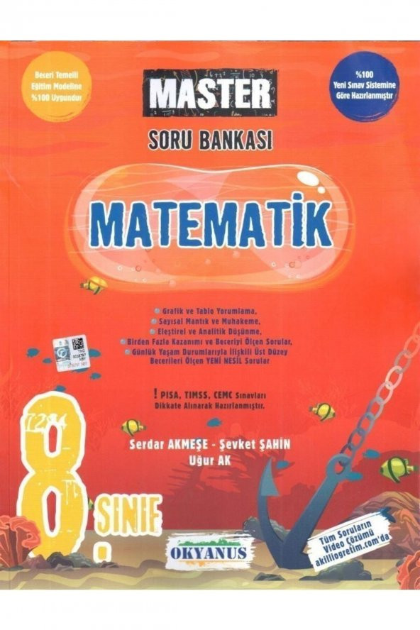 8. Sınıf Master Matematik Soru Bankası ürün görseli 1