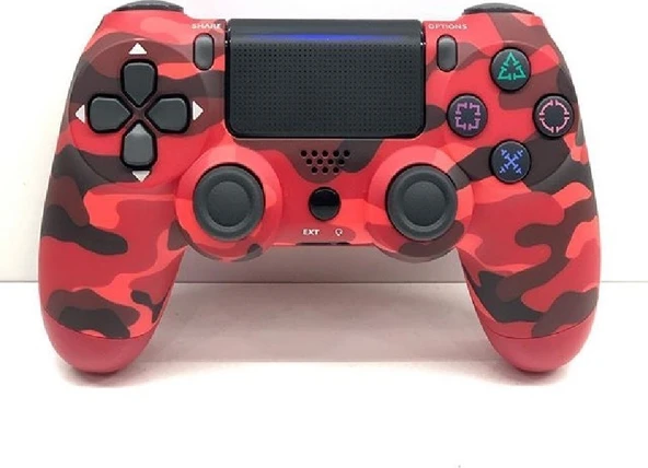 Sony Yeni Nesil Kol PS4 Dualshock 4 V2 Gamepad Kırmızı KamuflajTeşhir ürün görseli 1