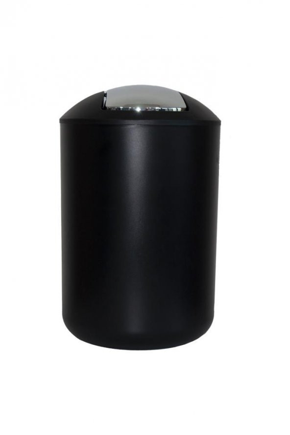 Siyah, Çöp Kovası 2 Litre - Brasil Model - Resim 3