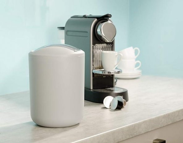 Gri, Çöp Kovası 2 Litre - Brasil Model - Resim 2