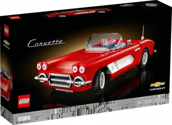 LEGO Icons 10321 Corvette ürün görseli 1