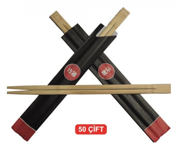 Bambu Çin Çubuğu Chopsticks 50 Çift ürün görseli 1
