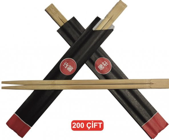 Bambu Çin Çubuğu Chopsticks 200 Çift ürün görseli 1
