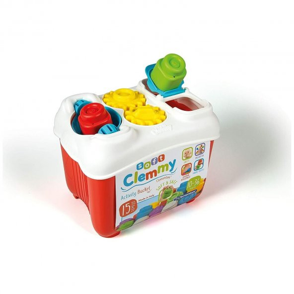Baby Clementoni Soft Clemmy Yumuşak Blok Bultak Kovası ürün görseli 1