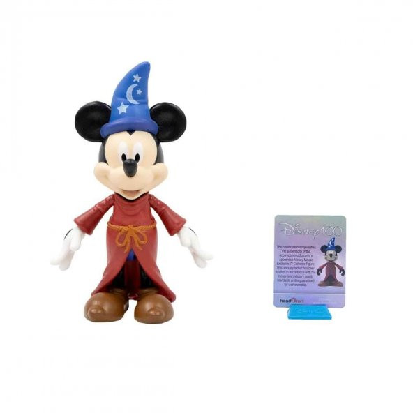 Disney100 Koleksiyon Figürü Sorceress Apprentice Mickey Mouse - Resim 4