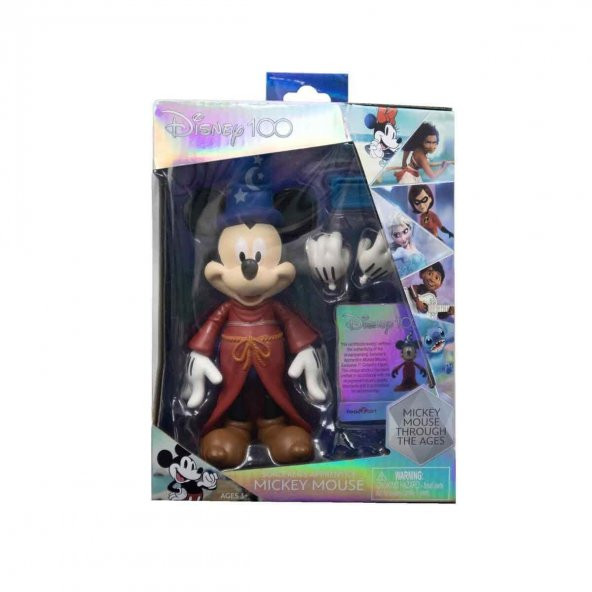 Disney100 Koleksiyon Figürü Sorceress Apprentice Mickey Mouse - Resim 5
