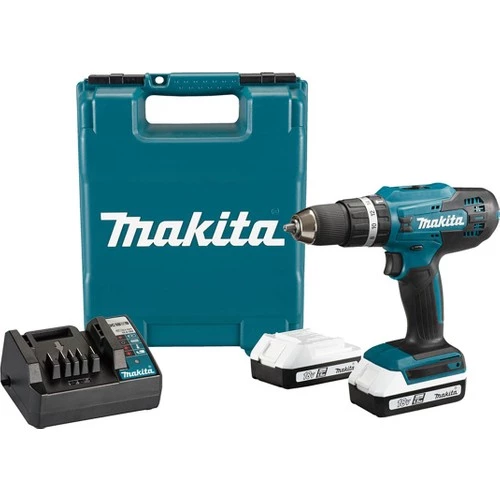 Makita HP488D002 Darbeli Matkap Vidalama 18V 1,5AH Çift Akü ürün görseli 1