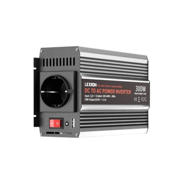 Lexron 300W 12V Modifiye Sinüs İnverter ürün görseli 1