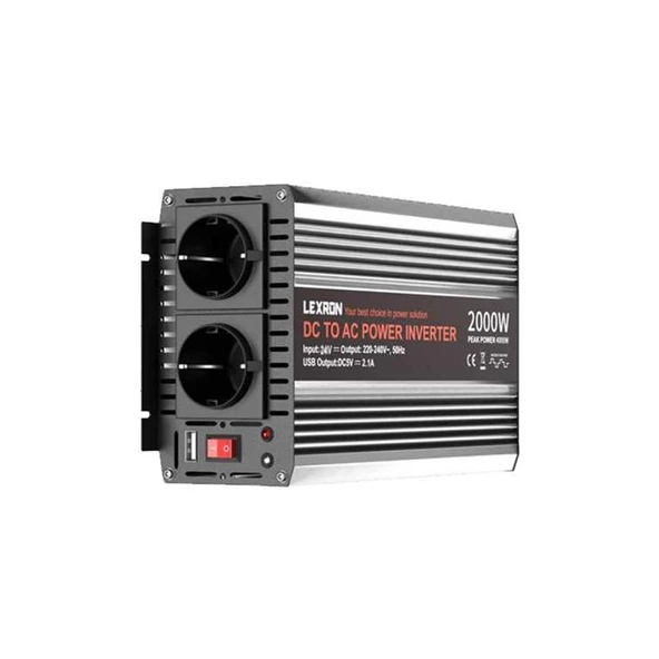 Lexron 2000W 24V Modifiye Sinüs İnverter ürün görseli 1