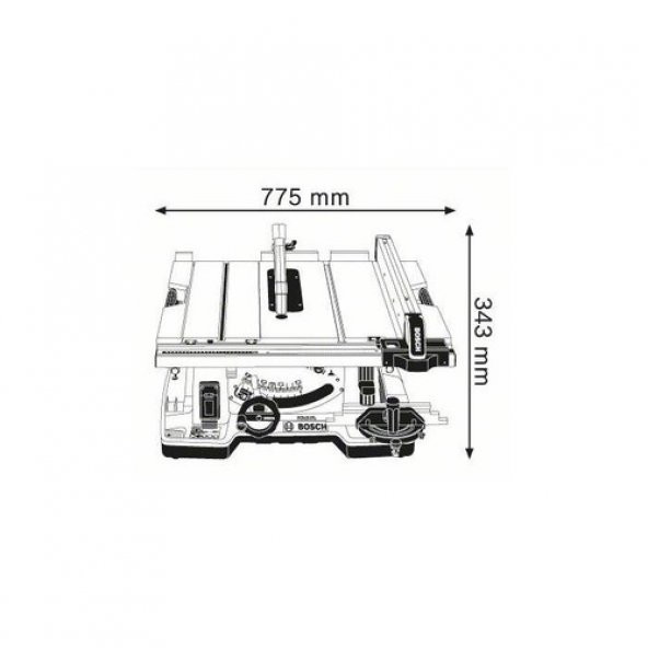 Bosch Gts 10 Xc Tezgah Tipi Daire Testere - Resim 2