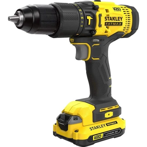 Stanley Fatmax SCD718D2K 18V 2.0AH V20 Çift Akülü Darbeli Matkap ürün görseli 1