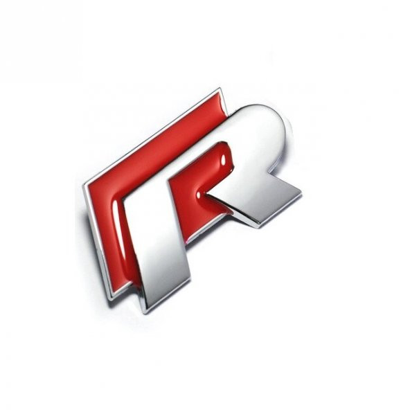 R civatalı ön panjur logosu-kırmızı / YACI155 ürün görseli 1