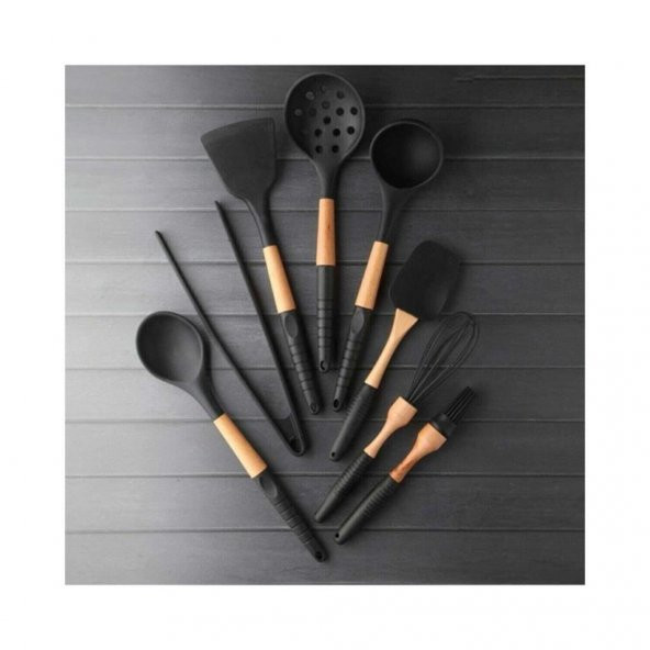Perotti Maestro Black 8 Parça Silikon Set-13308 ürün görseli 1