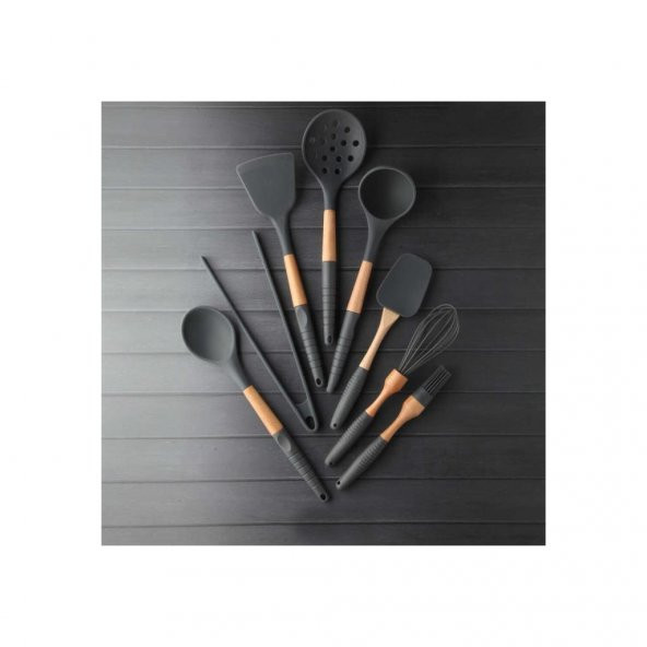 Perotti Maestro Grey 8 Parça Silikon Set-13309 ürün görseli 1