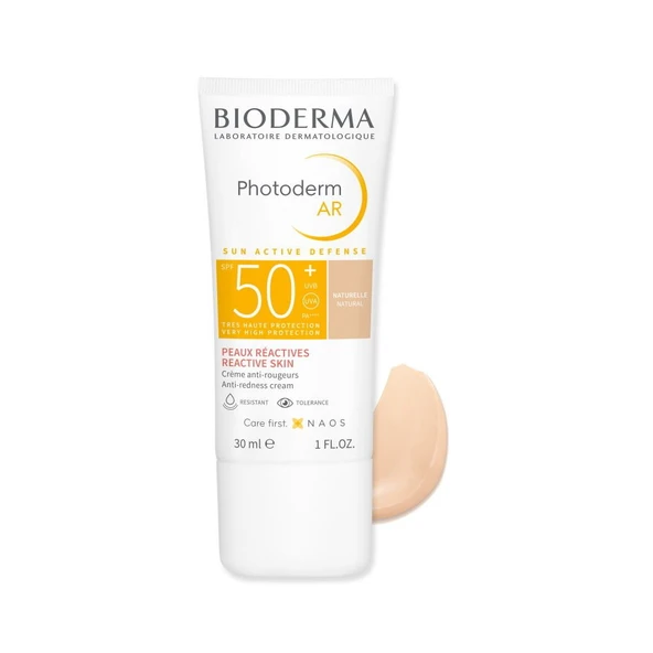 Bioderma Photoderm AR Kızarıklık Karşıtı Güneş Koruyucu Krem SPF50+ 30 ml ürün görseli 1
