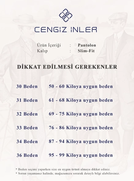 Cengiz İnler Denim Erkek Pantolon - Resim 4