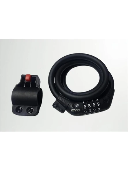 BİSİKLET HALAT KİLİT 12 mm* 100 cm Şifreli Değişen model ürün görseli 1