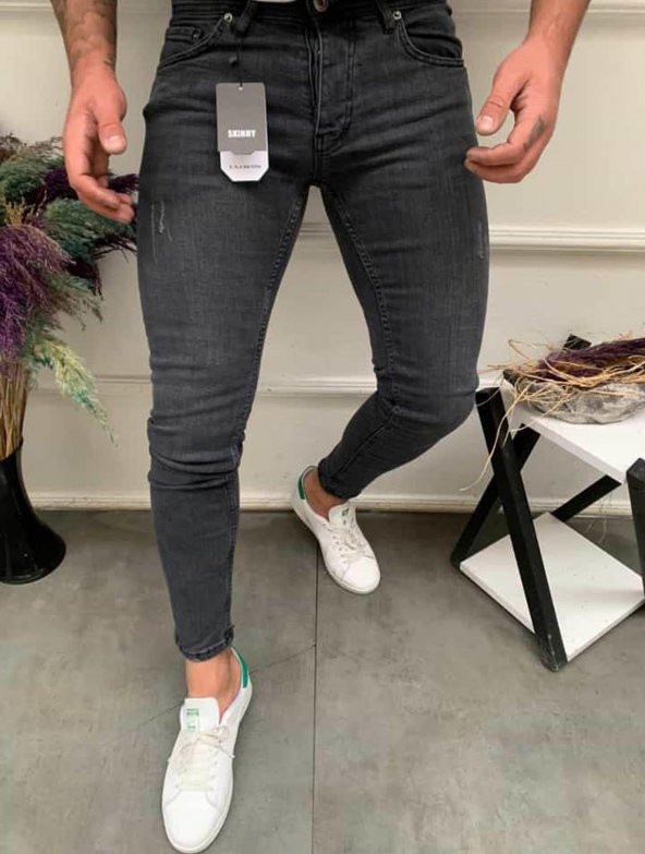 Enerjin 1975 Original Slim Fit Gri Jeans-4094T ürün görseli 1
