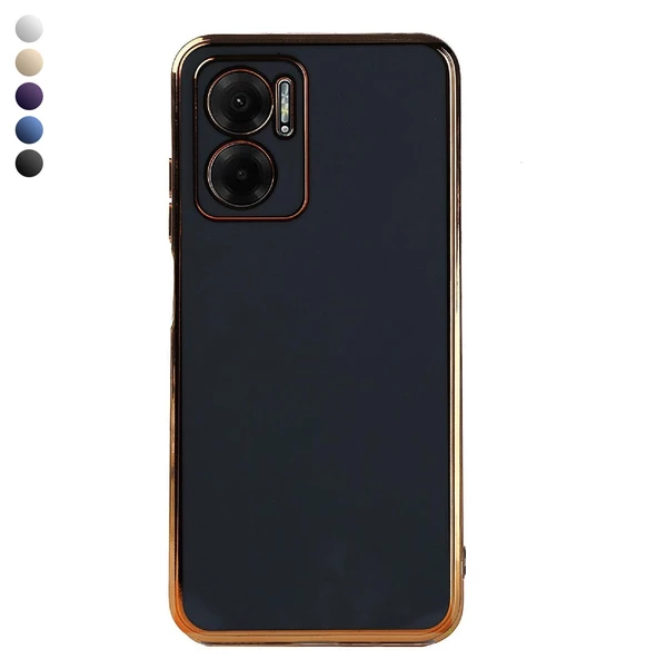 Xiaomi Redmi Note 11E Kılıf Luxury Seri Kamera Korumalı Silikon Kapak ürün görseli 1