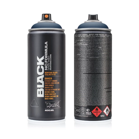 Montana Black Sprey Boya 400ml Dark Indigo BLK5092 ürün görseli 1