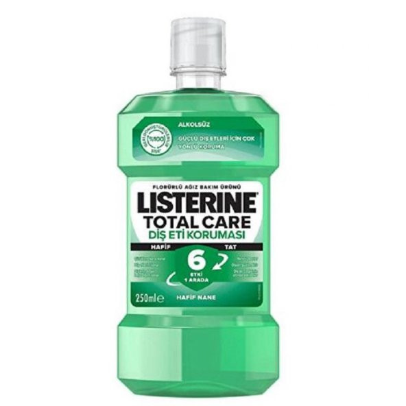 Listerine Diş Eti Koruması Hafif Nane Alkolsüz 250 ml ürün görseli 1