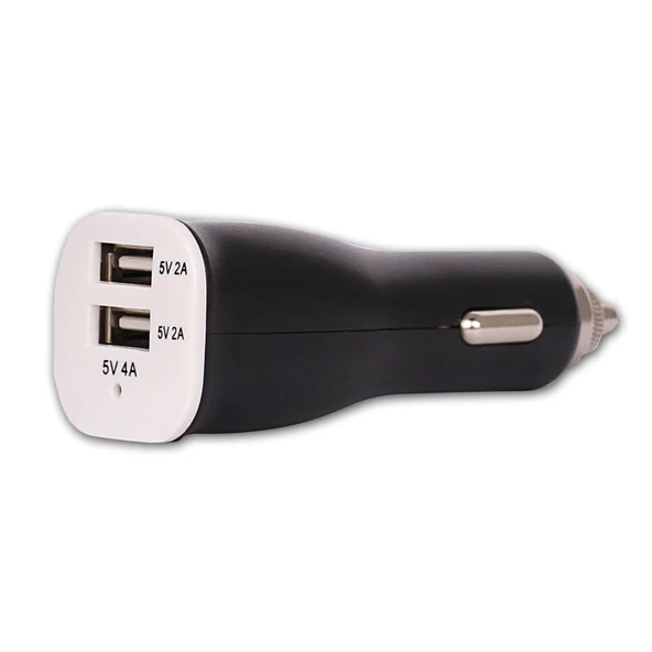 DNS 5V Çift USB 4A Araç Şarj Adaptör Siyah ürün görseli 1