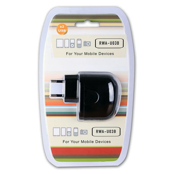 Polaroid 5V 2.1A Çift USB Şarj Adaptör ürün görseli 1