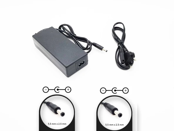48V 3A 3.1A 3.125A 150W 5.5x2.5 mm Endüstriyel AC-DC Adaptör ürün görseli 1