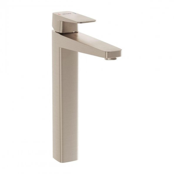 Artema Root Square Çanak Lavabo Bataryası - Fırçalı Nikel ürün görseli 1