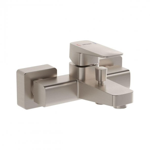 Artema Root Square Banyo Bataryası - Fırçalı Nikel ürün görseli 1