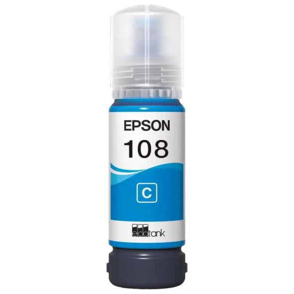 Epson 108 Mürekkep Orj. L8050, L18050 Cyan 70ml ürün görseli 1