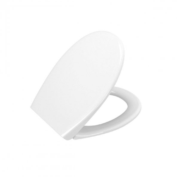 Vitra S20 Round Universal Klozet Kapağı Duroplast - Üstten Sıkmalı Yavaş Kapanır - Beyaz ürün görseli 1
