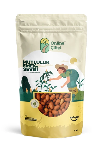 Online Çiftçi Tuzsuz Kavrulmuş Yer Fıstığı 1Kg ürün görseli 1