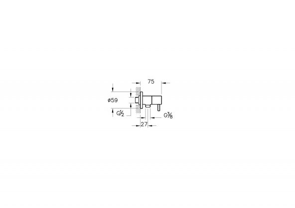 Vitra Origin Ara Musluk - Krom - Resim 2