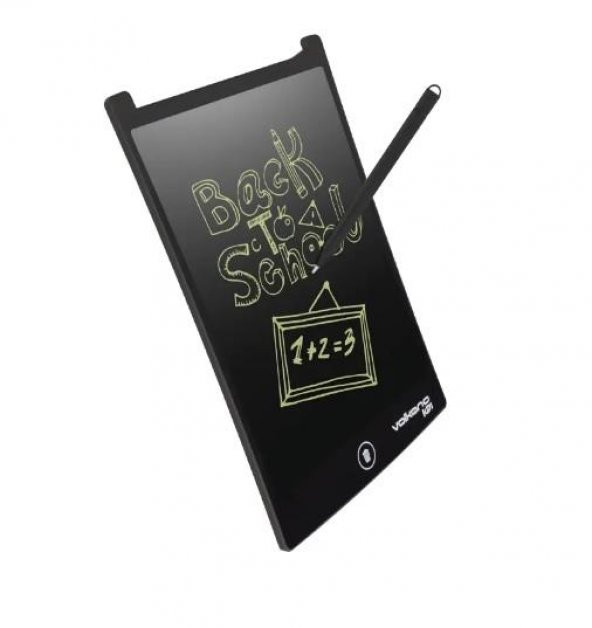 Volkano Doodle Writing Tablet Lcd 8.5 Inç Dijital Kalemli Çizim Yazı Tahtası Grafik Not Yazma Eğitim Tableti Siyah VK-850-BK ürün görseli 1
