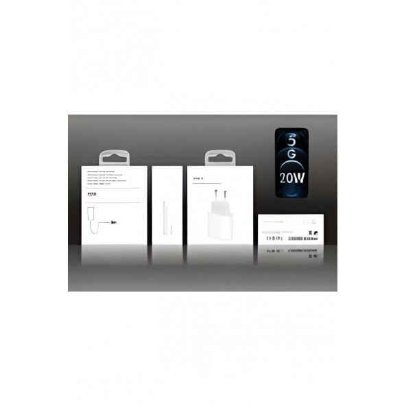 Apple 20 W Type-C Şarj Adaptörü MUVV3TU/A (Türkiye Distribütör Garantili) - Resim 4