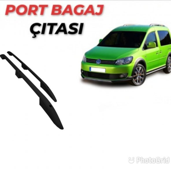 CADDY PORTBAGAJ TAVAN ÇİTASI SİYAH 2003 2004 2005 2006 2007 2008 2009 2010 2011 2012 2013 2014 2015 ürün görseli 1
