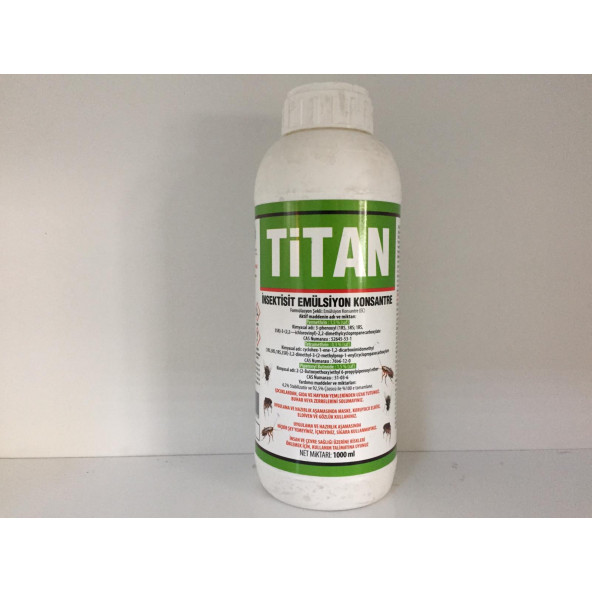 Titan Emülsiyon Konsantre Haşere Giderici 1 lt ürün görseli 1