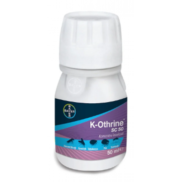 BAYER K-Othrine SC 50 Genel Haşere ve Böcek İlacı 50 ml Kokusuz ürün görseli 1