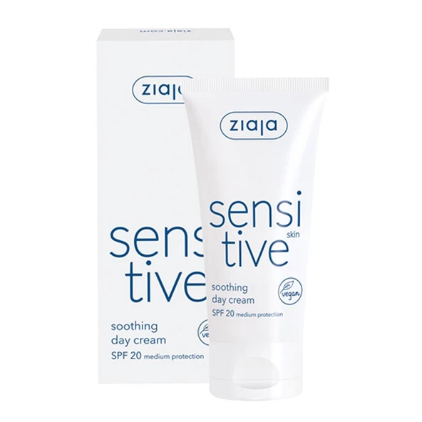 Ziaja Hassas Cilt Tahrişi Yatıştırıcı Ve Rahatlatıcı Gündüz Kremi SPF20 50 ml ürün görseli 1