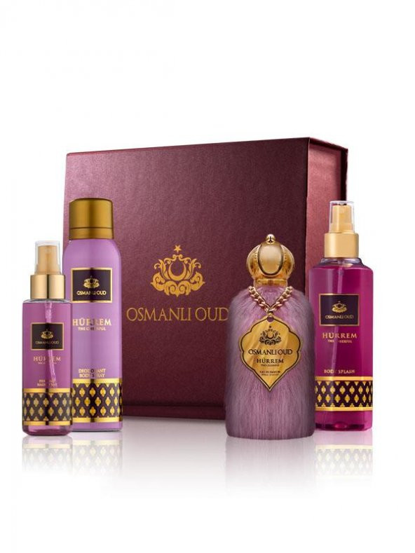 Osmanlı Oud 9881 Sultans Hürrem The Cheerfull 4 Parça Kutulu Parfüm Seti ürün görseli 1