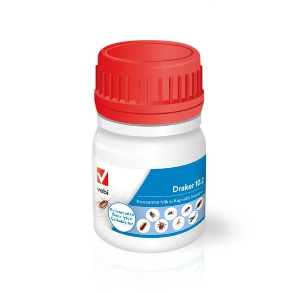 Vebi Akrep-tahta Kurusu-hamamböceği- Haşere Ilacı Draker 10.2 - Kokusuz Ve Konsantre 50 Ml ürün görseli 1