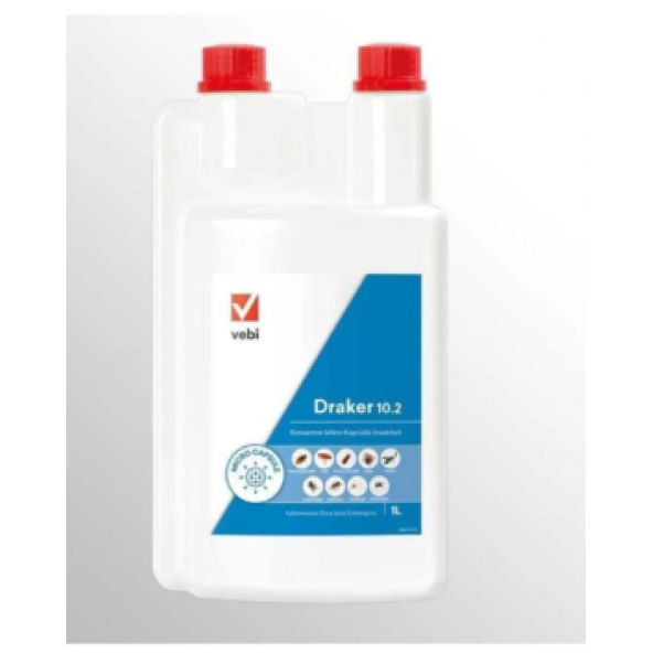 Vebi Draker 10.2 CS 1 L Konsantre Genel Haşere İlacı ürün görseli 1