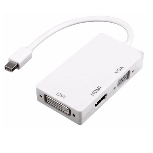 Mini Displayport Hdmi Vga Dvi Çevirici Dönüştürücü Adaptör Thunderbolt Display Port Kabl ürün görseli 1