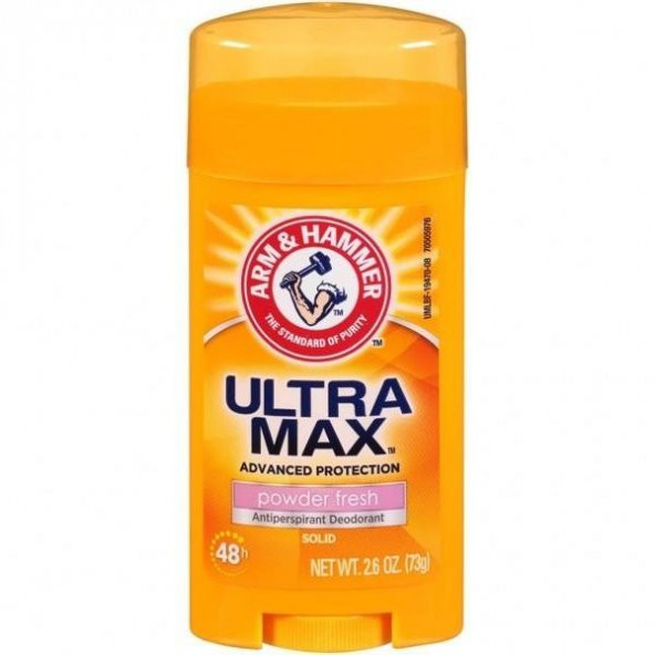 Arm Hammer Ultra Max Powder Fresh Solid Antiperspirant Deodorant 73 gr ürün görseli 1