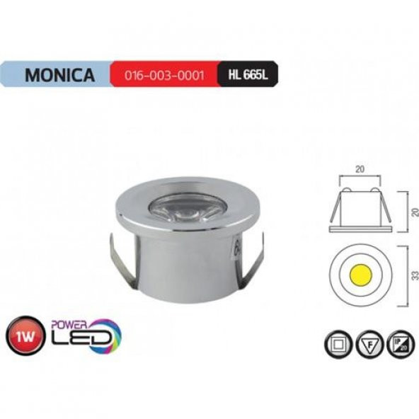 Horoz Elektric 1w Parmak Spot ürün görseli 1